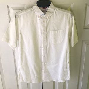 Izod Boys Button Down Collar Long Sleeve Stretch